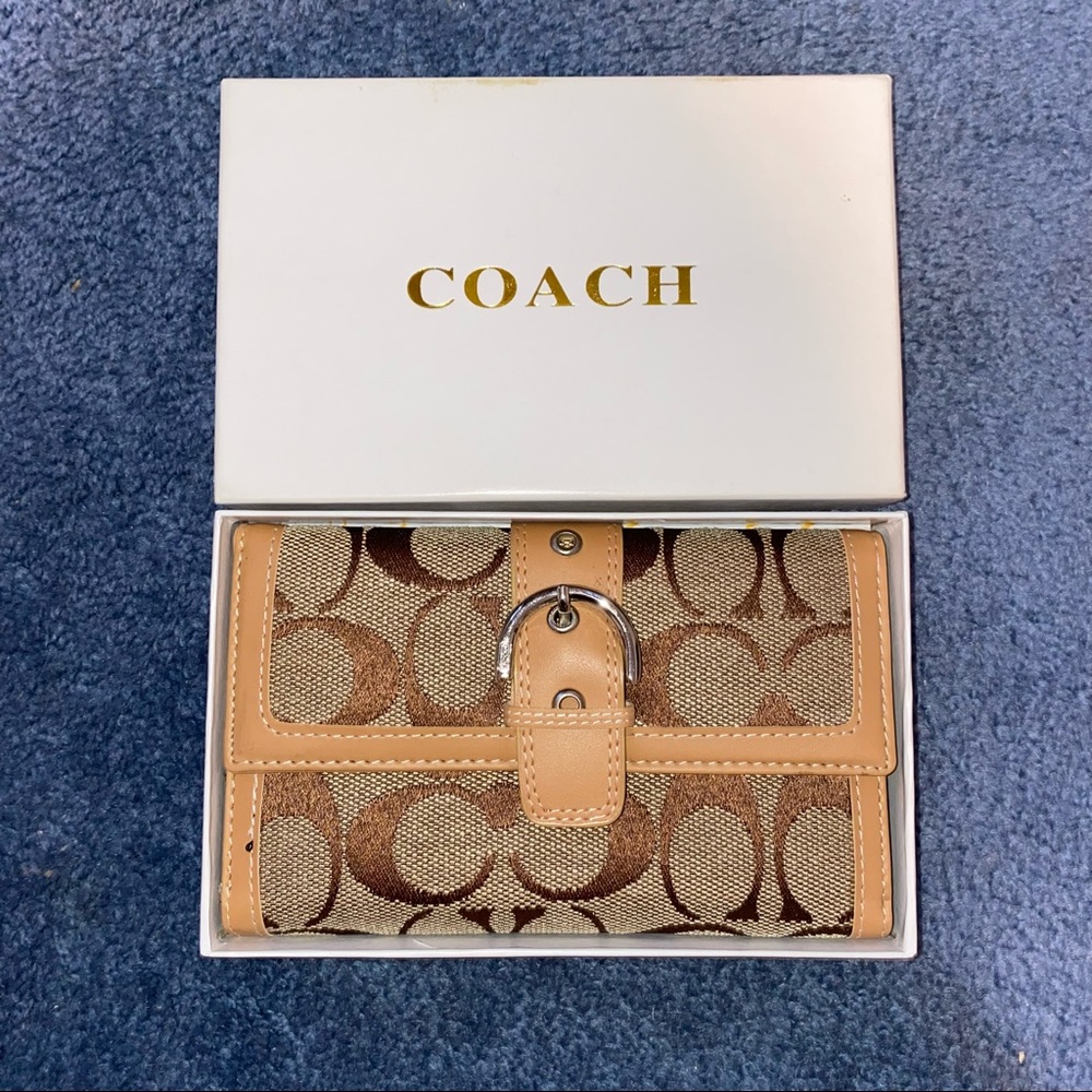 Brown Coach wallet